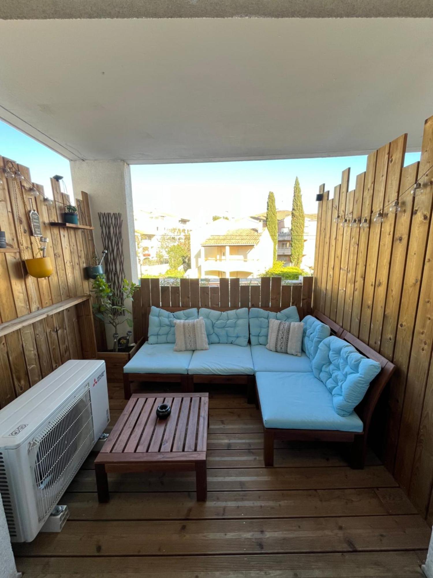 Joli T2/ Tram/ Clim/ Parking/ Wifi/ Piscine Montpellier Exterior foto